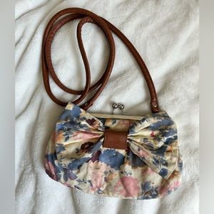 Cute Floral American Eagle Kisslock Crossbody bag